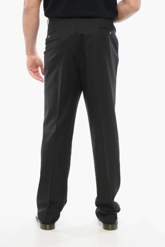  꼬르넬리아니 스트레이트 팬츠 815800 8118060 020 Black - CORNELIANI