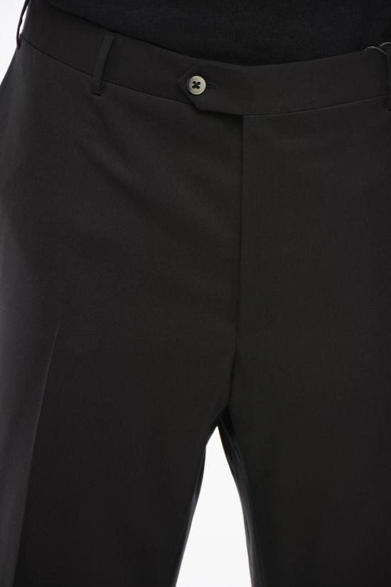  꼬르넬리아니 스트레이트 팬츠 815800 8118060 020 Black - CORNELIANI
