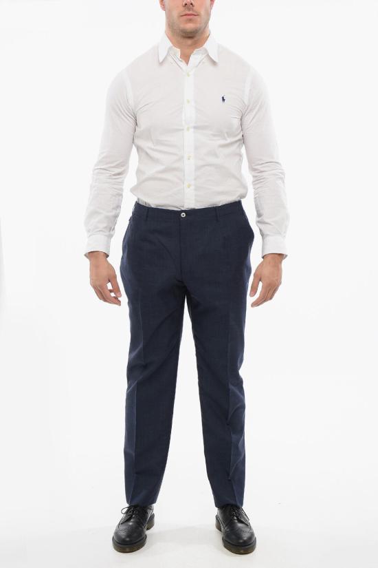  꼬르넬리아니 스트레이트 팬츠 814222 8114160 004 Blue - CORNELIANI