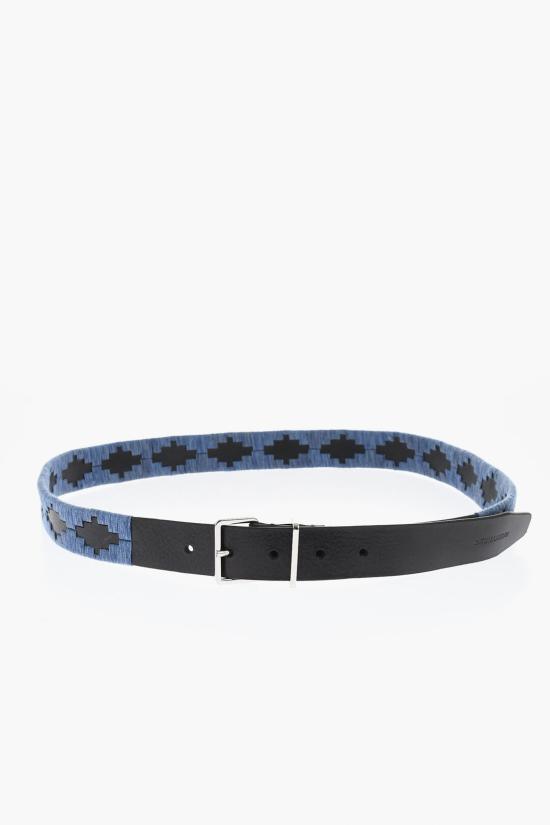  디스퀘어드2 가죽 벨트 BEM0439 12905477 M2432 Blu Nero - DSQUARED2