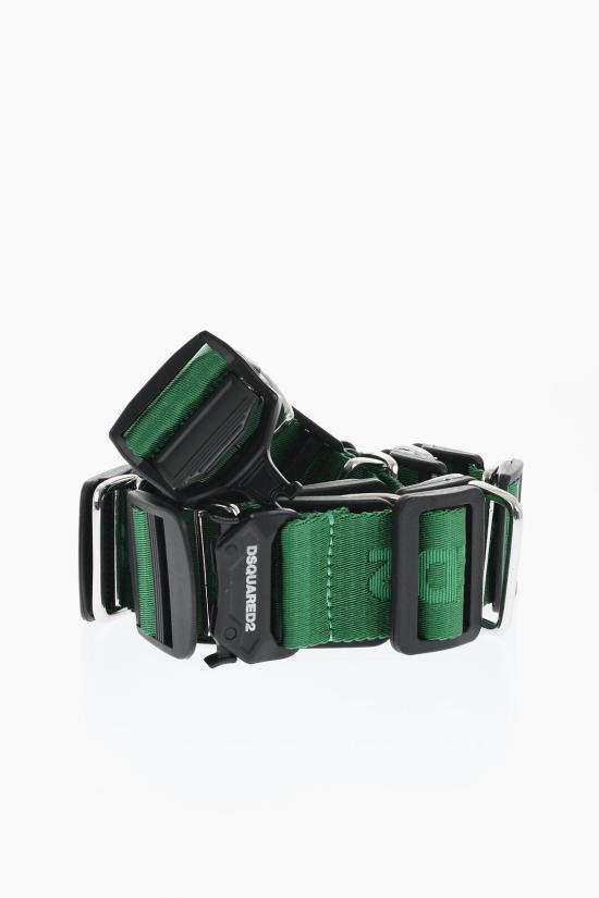  디스퀘어드2 패브릭 벨트 BEM0458 20205729 8077 Green
