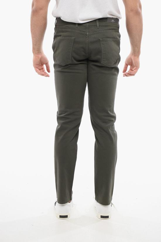  꼬르넬리아니 스트레이트 팬츠 924AF7 3820184 020 Green - CORNELIANI