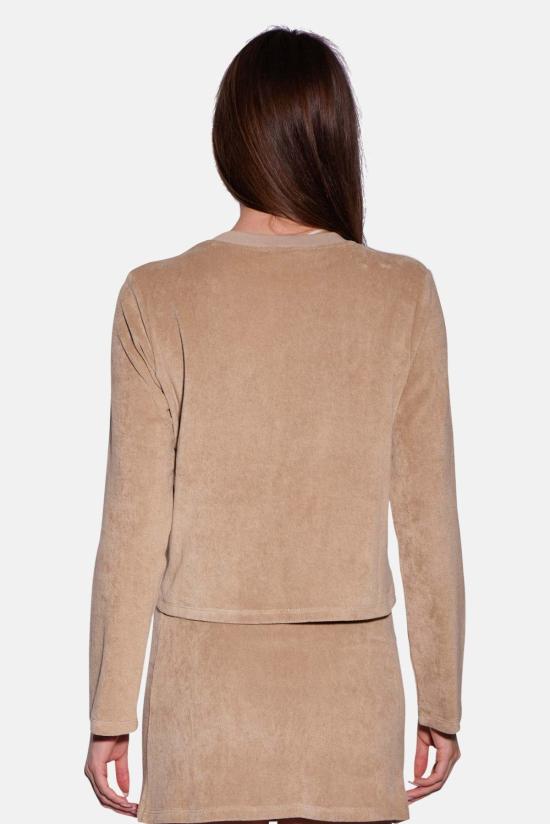  더 타일 클럽 긴팔 티셔츠 타일 클럽 조르디 테리 롱슬리브 탑 - THE TILE CLUB