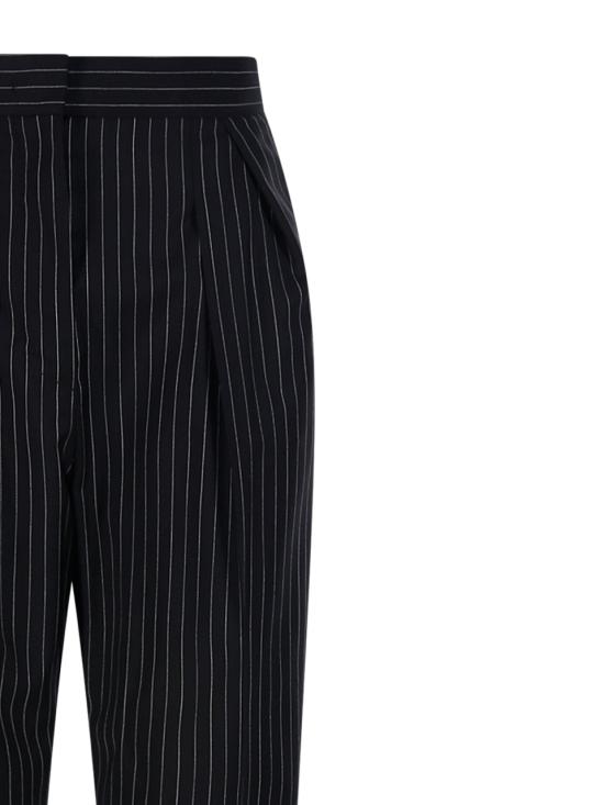 25FW 막스마라 스트레이트 팬츠 2521136021600 002 NERO BIANCO - MAX MARA