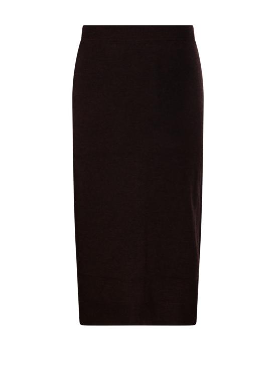 25FW 빅토리아 베컴 미디 스커트 1325KSK006604A 9464 DARK CHOCOLATE - VICTORIA BECKHAM