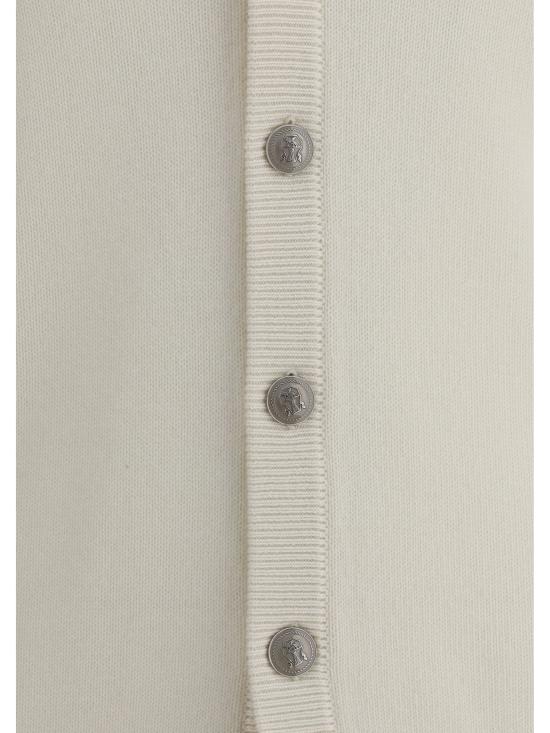 25FW 브루넬로 쿠치넬리 가디건 M22707006 CO312 WHITE - BRUNELLO CUCINELLI
