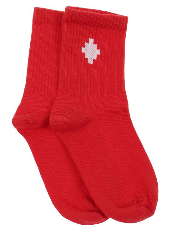  [키즈] 마르셀로 불론 발목 양말 CBRA001S22KN I001 2501 RED WHITE