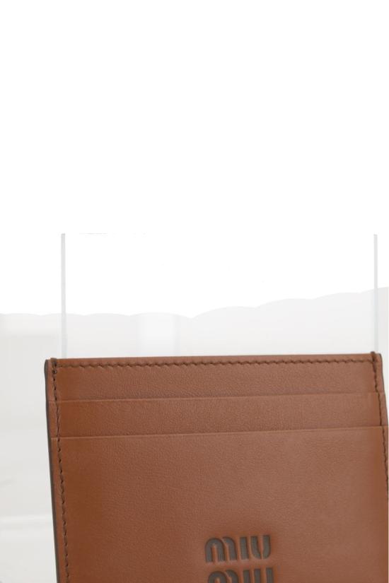 25SS 미우미우 명함지갑 5MC0762CV6F0NQY COGNAC OAK DOM - MIU MIU