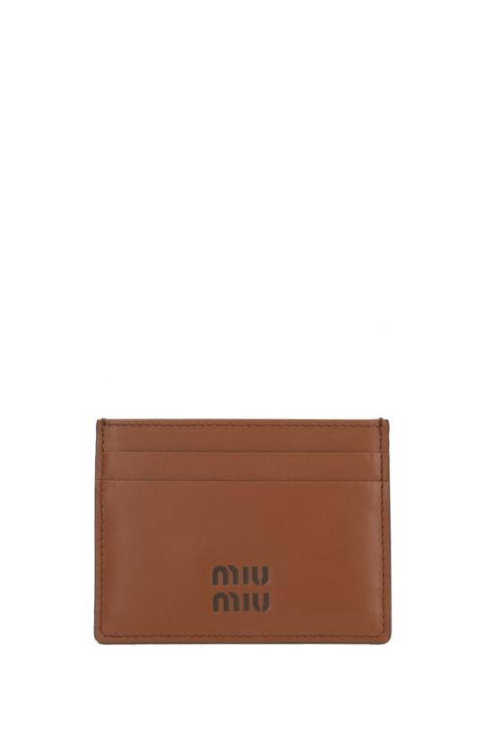 25SS 미우미우 명함지갑 5MC0762CV6F0NQY COGNAC OAK DOM