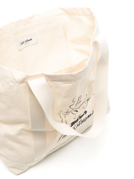  메종키츠네 토트백 CKMU05101WW9001P709 TAPIOCA DOM - MAISON KITSUNE