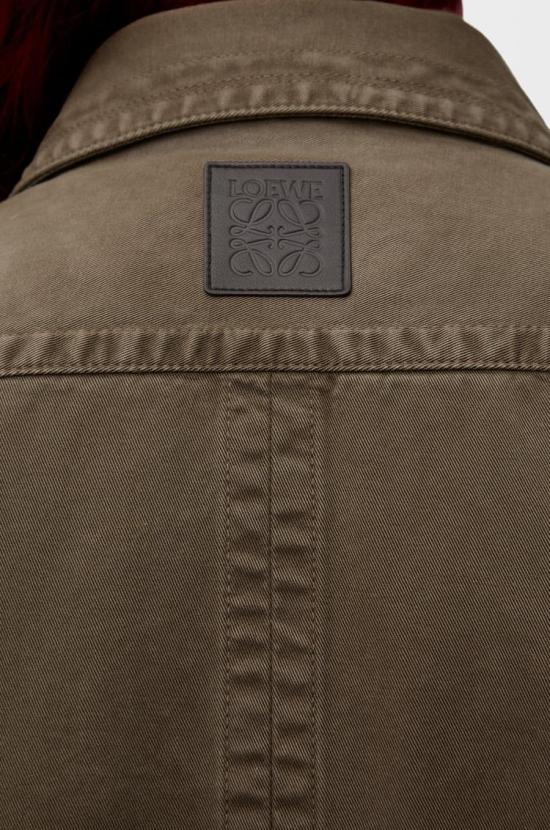 25SS 로에베 긴팔 셔츠 H526Y02WA34160 KAKI - LOEWE