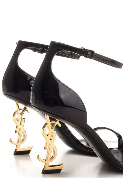  생로랑 페이턴트 레더 오피움 샌들 5576791TV1A 1000 BLACK - SAINT LAURENT