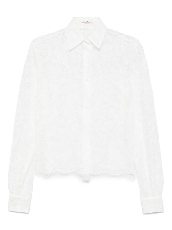 25SS 에르마노 설비노 블라우스 D462K377OEX10602 WHITE