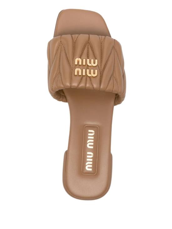  미우미우 샌들 5XX605F01088T F098L BEIGE O TAN - MIU MIU