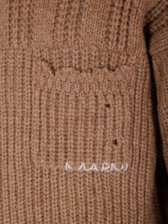 25FW 마르니 터틀넥 DVMG0054A0 UFW310 00W58 HAZELNUT - MARNI