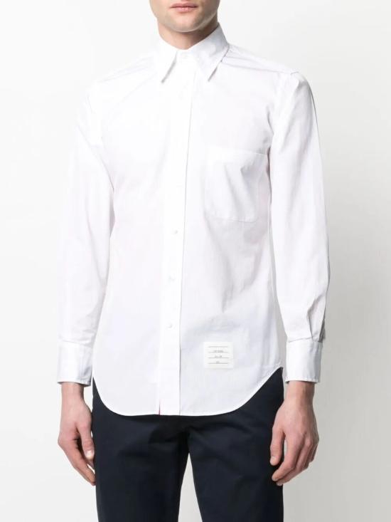 25FW 톰브라운 긴팔 셔츠 MWL010E 03113 097 100 WHITE - THOM BROWNE