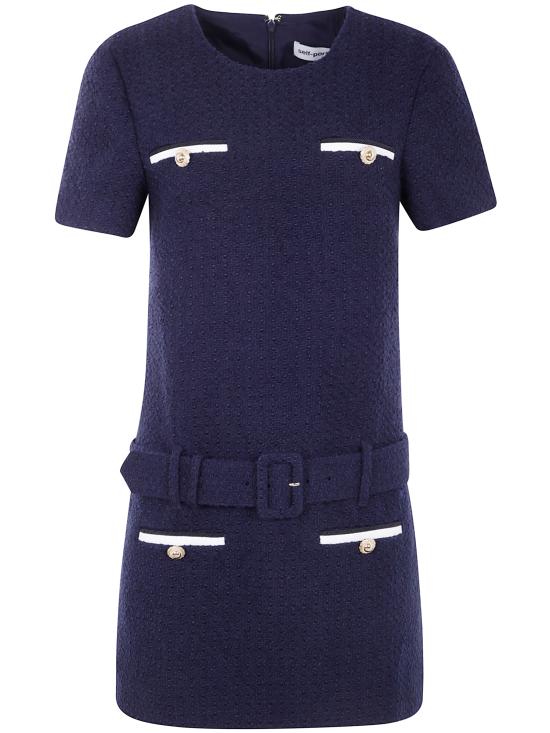 25FW 셀프 포트레이트 숏 원피스 PF25 034S BL BLUE