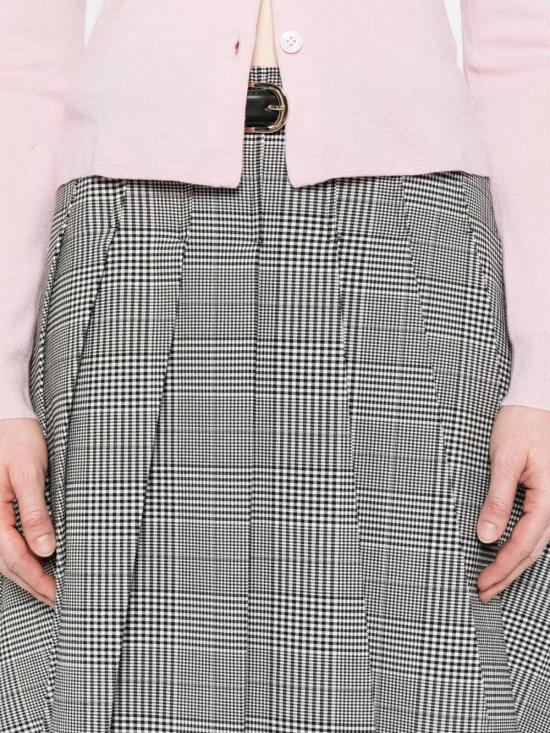 25FW 셀프 포트레이트 미디 스커트 PF25 104MSK BW BLACK AND WHITW - SELF PORTRAIT