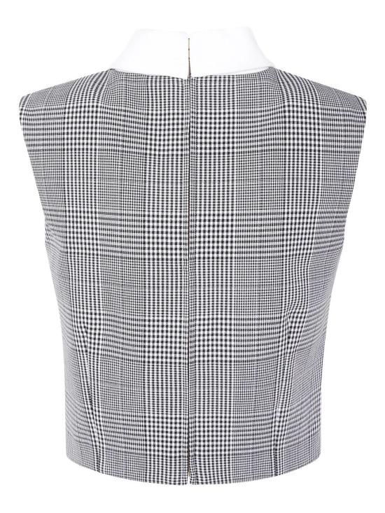 25FW 셀프 포트레이트 민소매 티셔츠 PF25 036TB BW BLACK AND WHITW - SELF PORTRAIT