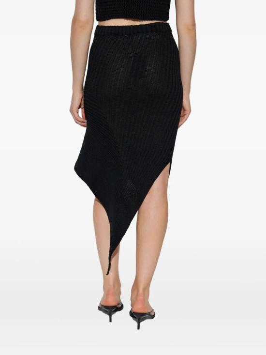 25SS 이세이 미야케 미디 스커트 IM56KG818 15 BLACK - ISSEY MIYAKE