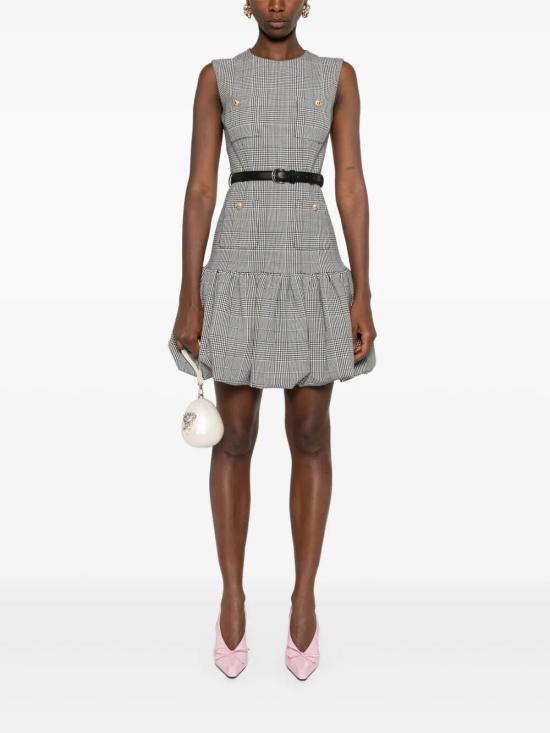 25FW 셀프 포트레이트 숏 원피스 PF25 017SA BW BLACK AND WHITW - SELF PORTRAIT