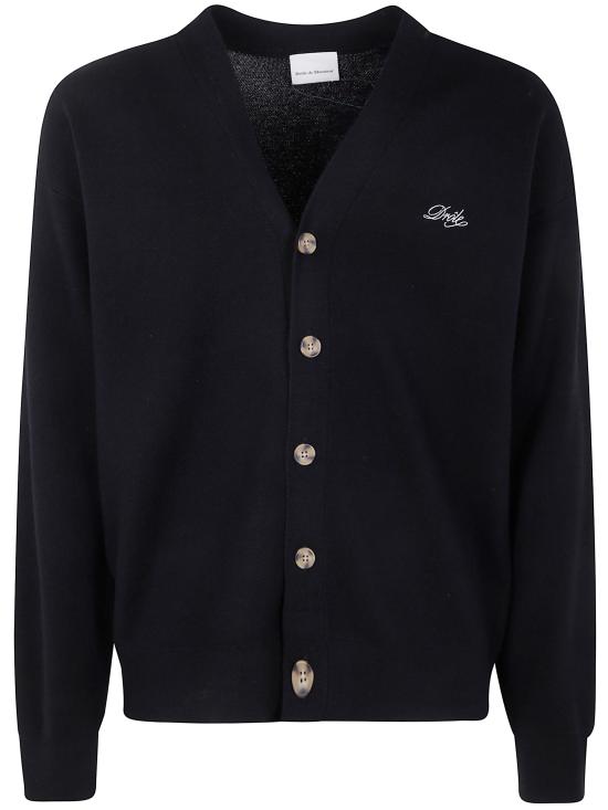 25FW 드롤드무슈 가디건 PERM CA123 WO BL BLACK - DROLE DE MONSIEUR