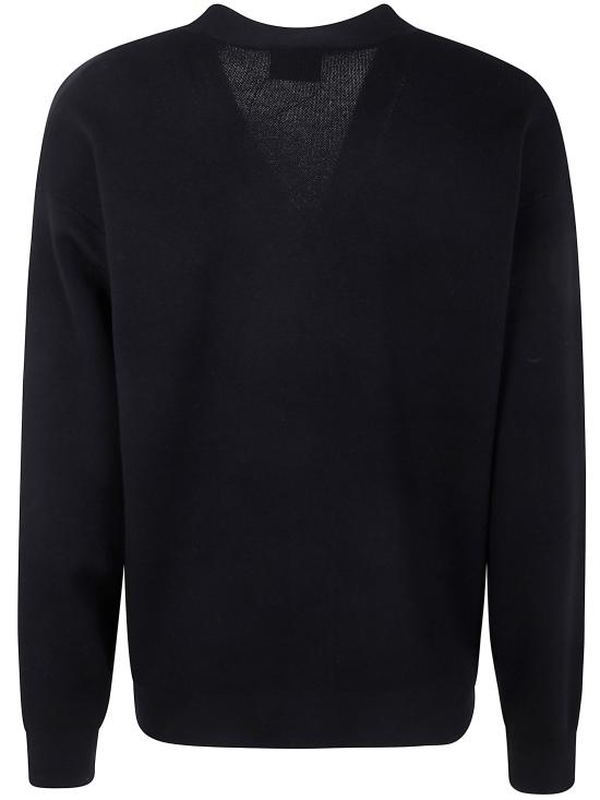 25FW 드롤드무슈 가디건 PERM CA123 WO BL BLACK - DROLE DE MONSIEUR