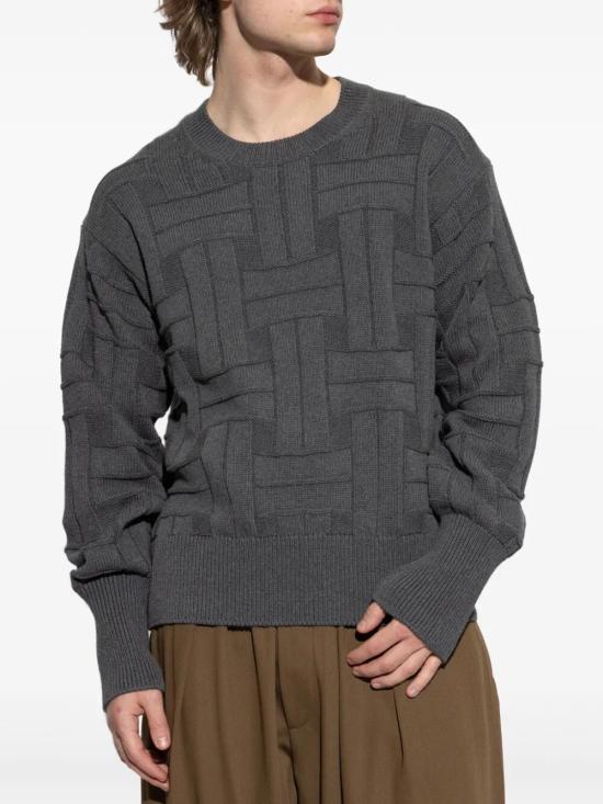 25FW 겐조 스웨터 FF55PU7083CB 96 MISTY GREY - KENZO