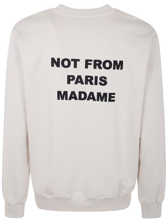 25FW 드롤드무슈 긴팔 티셔츠 PERM SW149 CO MT MASTIC - DROLE DE MONSIEUR