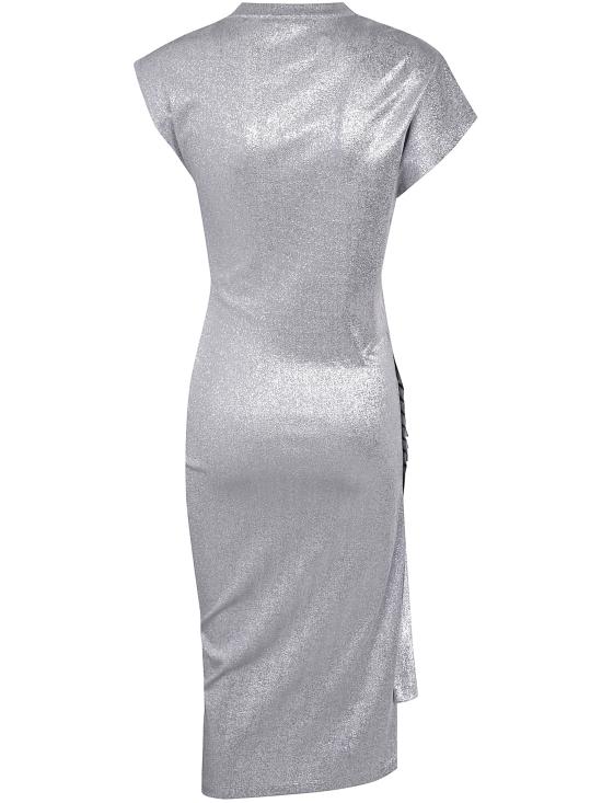25SS 파코라반 미디 원피스 20PJRO007VI0222 P040 SILVER - PACO RABANNE