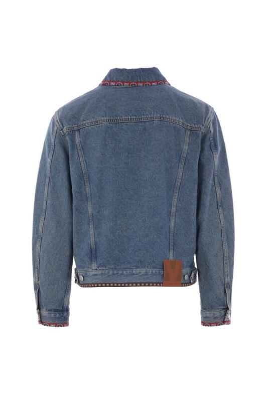 25FW 발렌티노 가라바니 자켓 7V3DC04QB0W558 MEDIUM BLUE DENIM - VALENTINO GARAVANI