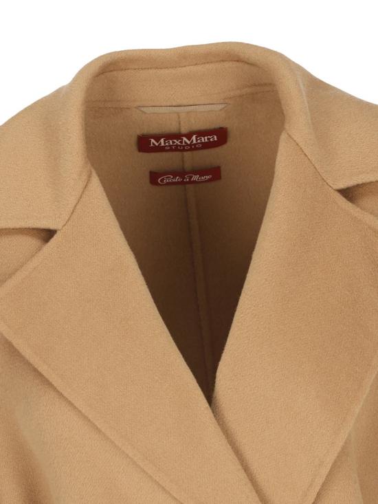 25FW 막스마라 스튜디오 코트 2526016111600024 AI25 Brown - MAX MARA STUDIO