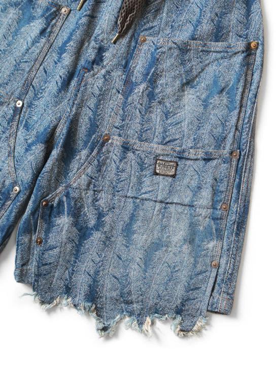  캐피탈 데님 숏팬츠 카피탈 12온스 맥파이 데님 W 니 이지 쇼츠 - KAPITAL