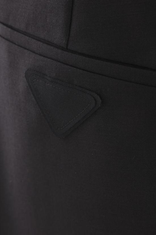 25SS 프라다 스트레이트 팬츠 UP0312SOOO156UF0002 Black - PRADA