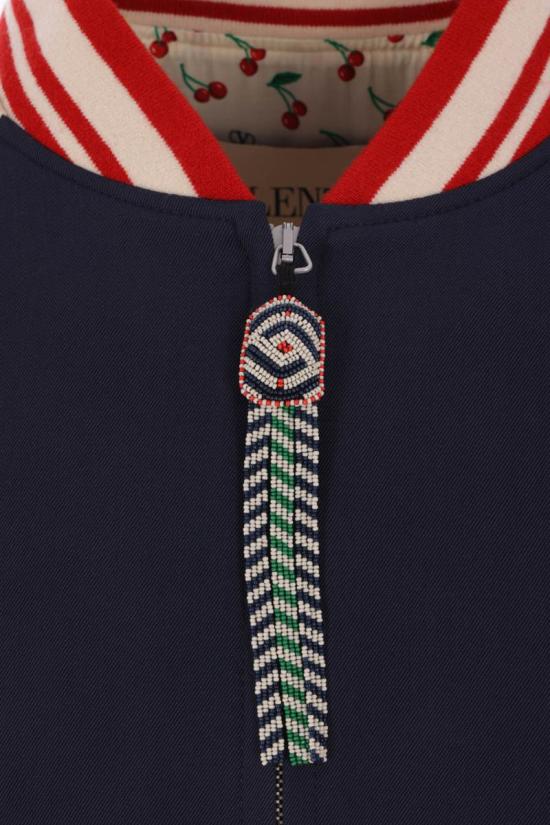 25FW 발렌티노 가라바니 봄버 자켓 7V3CIP63AWSDYB ULTRAMARINE DARK BLUE BURRO - VALENTINO GARAVANI