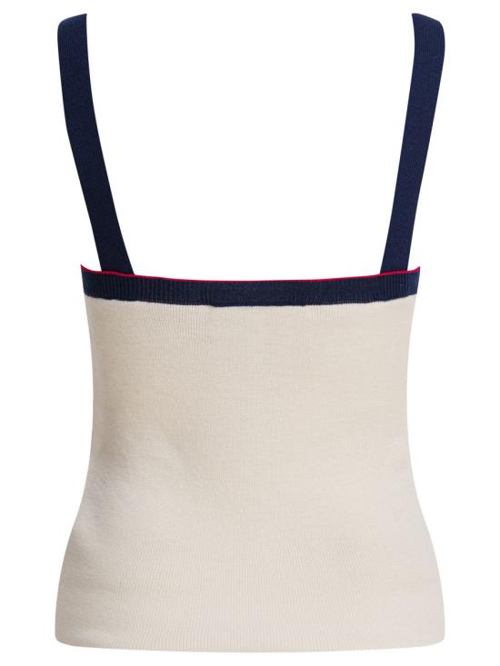 25FW 발렌티노 가라바니 민소매 티셔츠 7B3KM06A9GQDWL BIRCH NAVY - VALENTINO GARAVANI