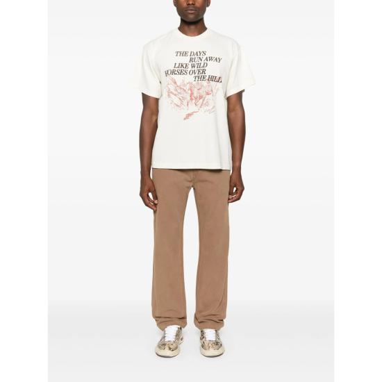 25SS 미드나잇 로데오 반팔 티셔츠 MRT 38 DAYS RUN CREAM NEUTRALS - MIDNIGHT RODEO