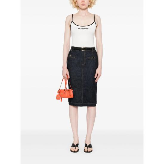 25FW 셀프 포트레이트 민소매 티셔츠 PF25 110TA W WHITE - SELF PORTRAIT