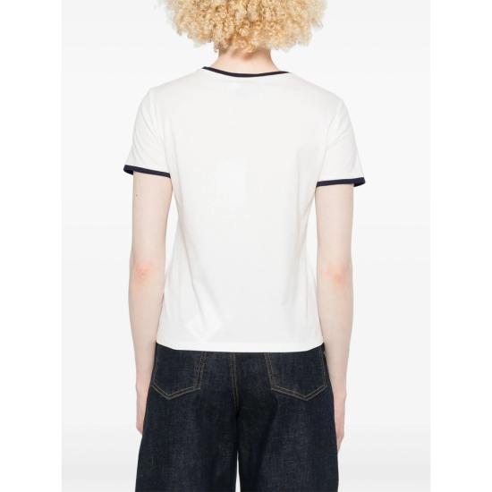 25FW 셀프 포트레이트 반팔 티셔츠 PF25 109TA W WHITE - SELF PORTRAIT