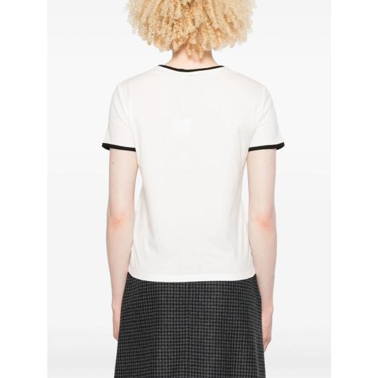 25FW 셀프 포트레이트 반팔 티셔츠 PF25 109T W WHITE - SELF PORTRAIT