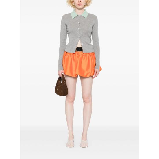 25FW 셀프 포트레이트 숏 스커트 PF25 037P O ORANG ORANGE - SELF PORTRAIT