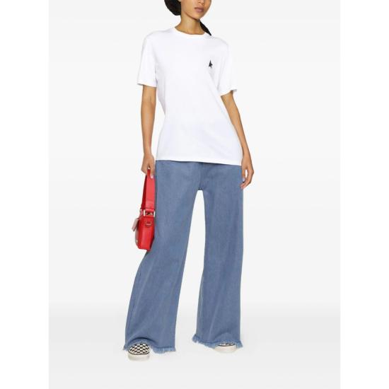 25FW 골든구스 반팔 티셔츠 GMP01220 P000593 10364 WHITE - GOLDEN GOOSE