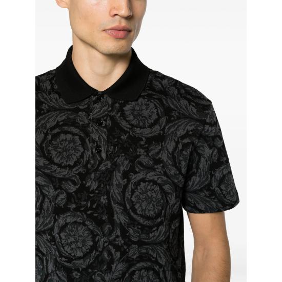 25FW 베르사체 폴로 티셔츠 1A09796 1013906 1E510 GREY - VERSACE