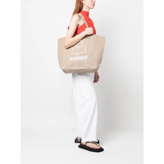 25FW 이자벨마랑 토트백 A1X19M PM0001FA 90BE BROWN - ISABEL MARANT