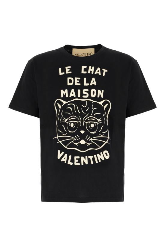 25FW 발렌티노 가라바니 반팔 티셔츠 7V3MG16PB32 9RA NERO BURRO