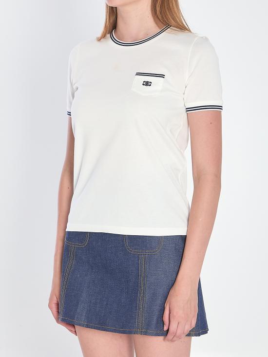 25FW 셀린느 반팔 티셔츠 RX097671Q WHITE - CELINE