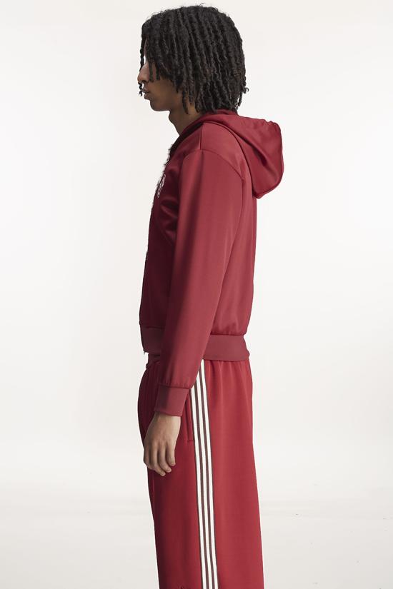 25SS 아디다스 X 웨일즈 보너 후드 티셔츠 JM8298 CBURGUNDY Burgundy - ADIDAS X WALES BONNER