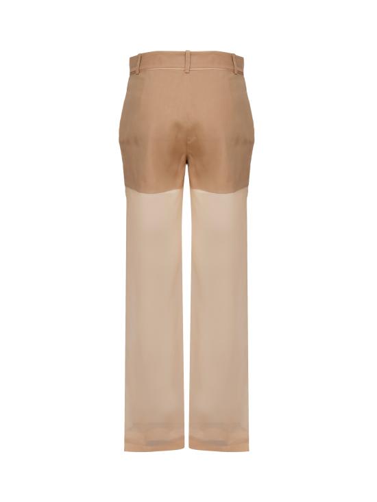 25SS 핑코 스트레이트 팬츠 104698 A2EEL31 Pink - PINKO