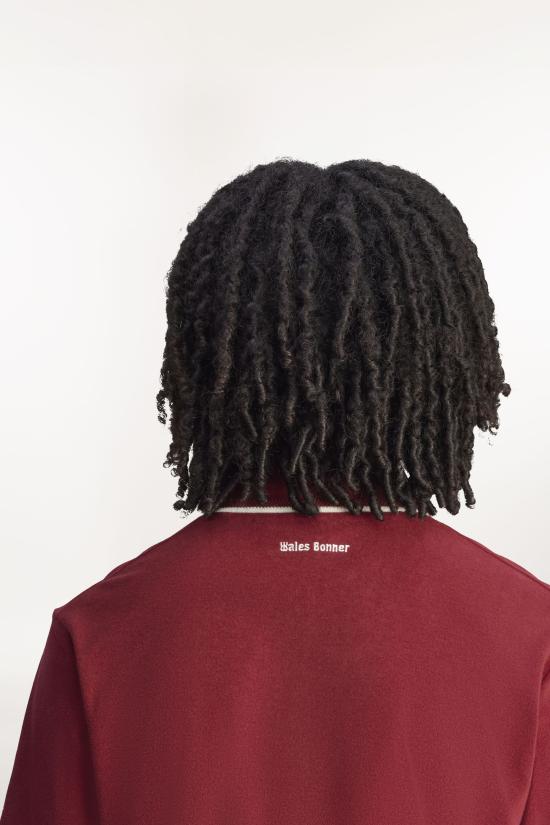 25SS 아디다스 X 웨일즈 보너 반팔 티셔츠 JW1122 CBURGUNDY Burgundy - ADIDAS X WALES BONNER