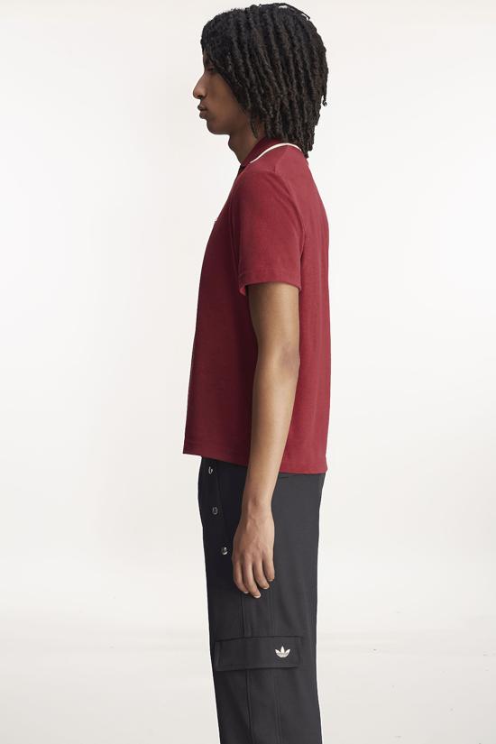 25SS 아디다스 X 웨일즈 보너 반팔 티셔츠 JW1122 CBURGUNDY Burgundy - ADIDAS X WALES BONNER